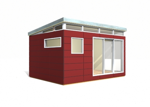 12' x 16' Prefabricated Shed Kit By Modern Shed