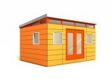 12' x 16' Prefabricated Shed Kit By Modern Shed