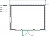 12' x 16' Prefabricated Shed Kit By Modern Shed