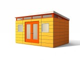 12' x 16' Prefabricated Shed Kit By Modern Shed