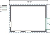 12' x 16' Prefabricated Shed Kit By Modern Shed