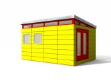 12' x 16' Prefabricated Shed Kit By Modern Shed