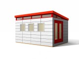 12' x 16' Prefabricated Shed Kit By Modern Shed