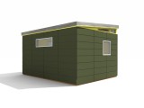 12' x 16' Prefabricated Shed Kit By Modern Shed