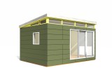 12' x 16' Prefabricated Shed Kit By Modern Shed