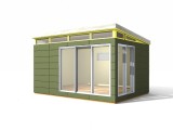 12' x 16' Prefabricated Shed Kit By Modern Shed