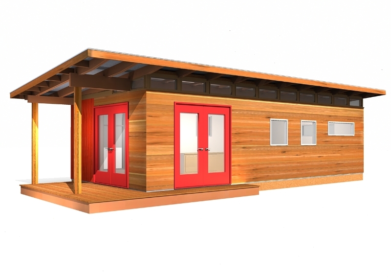 Modern-Shed Kit: 14' x 30' Coastal