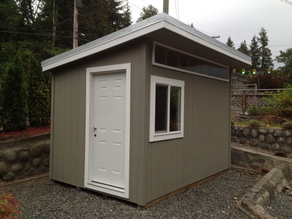8' x 12' North Vancouver Contemporary Garden Shed
