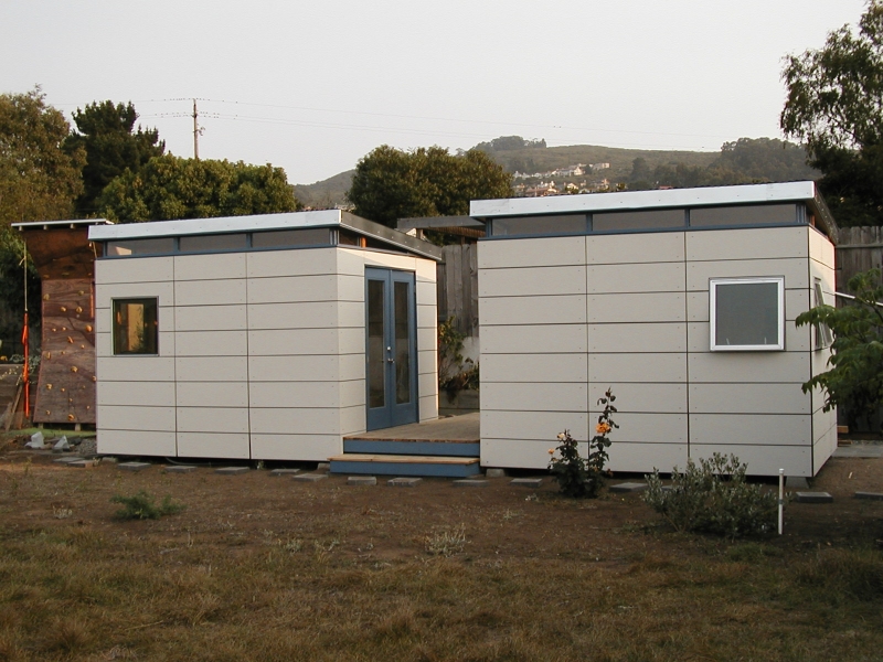 His & Hers Twin 10' x 12' Modern-Sheds