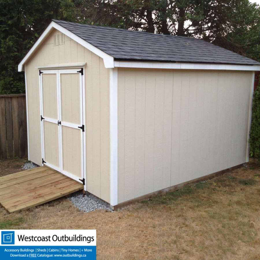 10'x12' West Vancouver Shed - Prefab Garden Shed