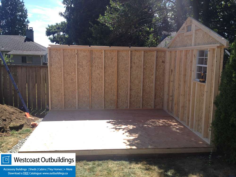 10'x12' West Vancouver Shed - Prefab Garden Shed