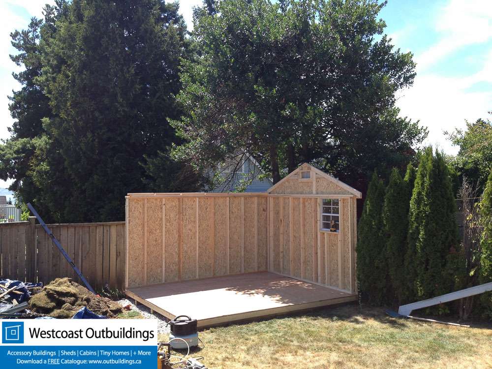 10'x12' west vancouver shed - prefab garden shed