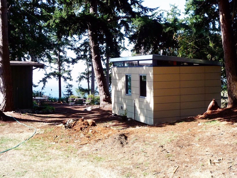 Whidbey Island 12' x 16' Modern-Shed Guesthouse