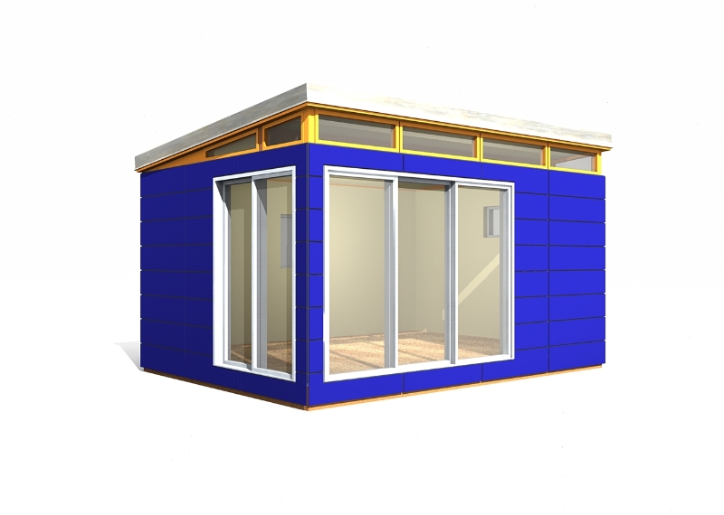 12' x 16' Prefabricated Shed Kit By Modern Shed