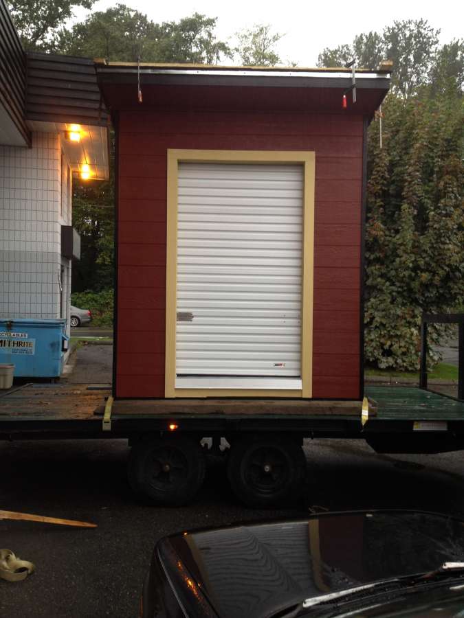 5' x 7' East Vancouver Storage Shed - Westcoast Outbuildings