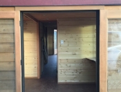Chinook 30French Doors to the Home Office Tiny House Exterior-03